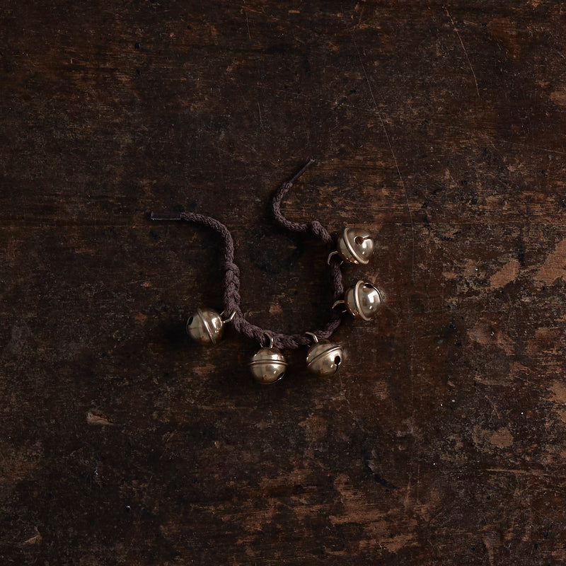 Cotton Plaited Wristband with Bells