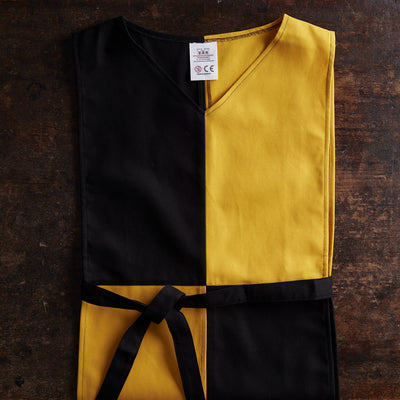 Cotton Norman Tunic - Black/Yellow