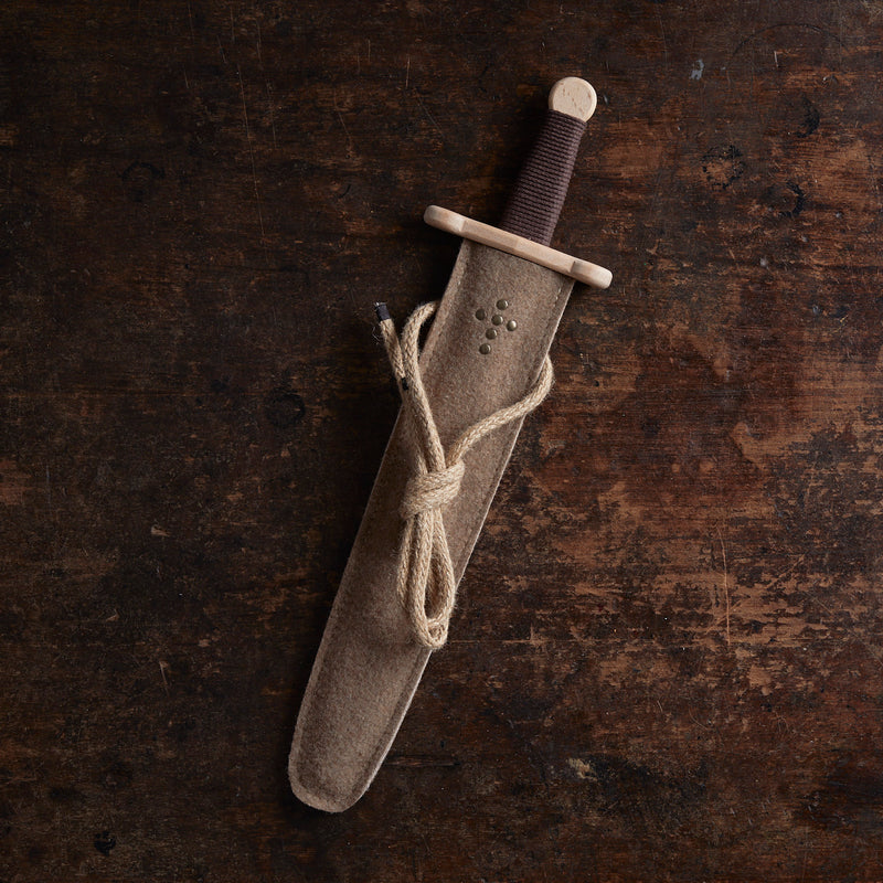 Wooden Sword & Felt Sheath