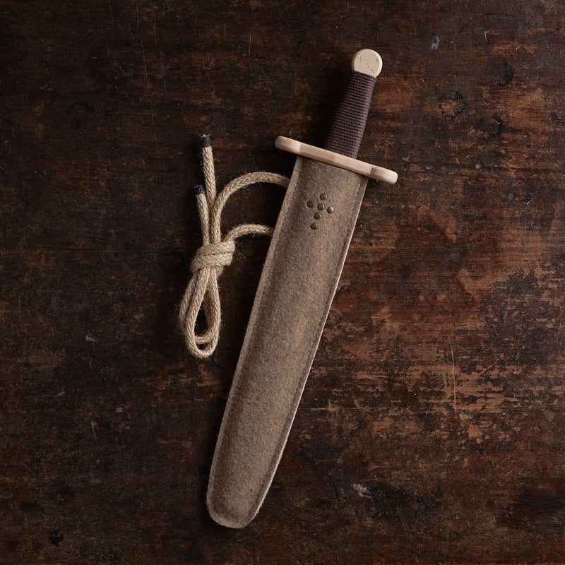 Wooden Sword & Felt Sheath