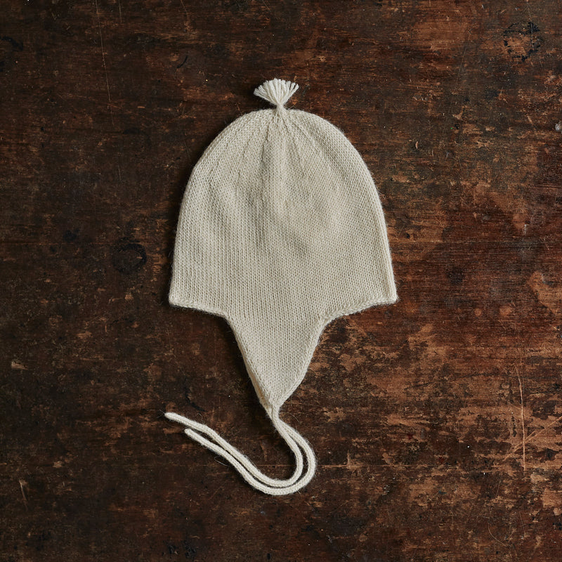 Baby Alpaca Andean Hat - Ivory