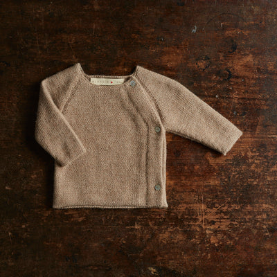 Baby Alpaca Noa Sweater - Pebble