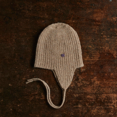 Baby & Kids Alpaca String Hat - Pebble