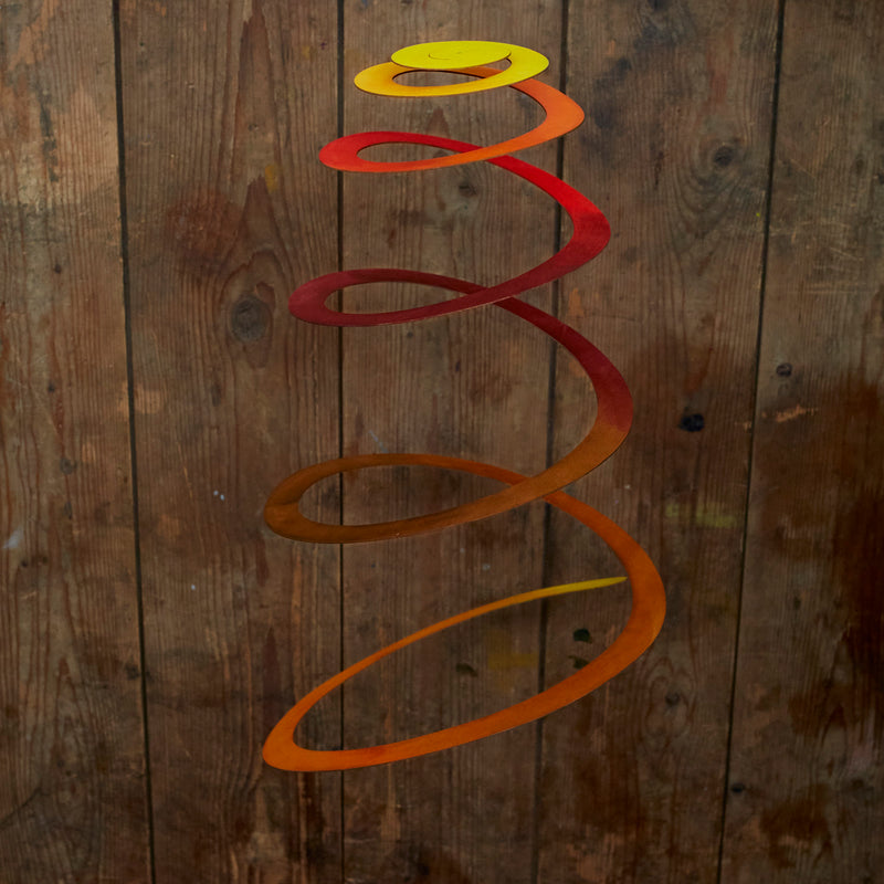 Wooden Spiral Mobile - Autumn