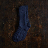 Adults Wool Tweed Socks - Dusk