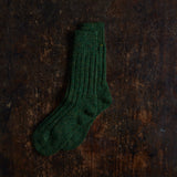 Adults Wool Tweed Socks - Spruce