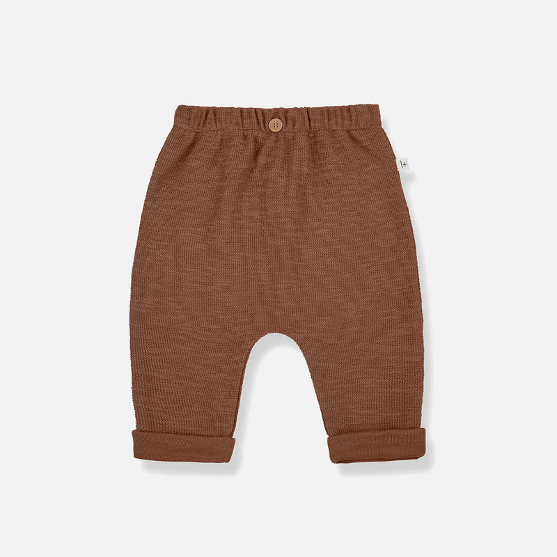 Baby & Kids Cotton Fleece Vito Trousers - Sienna