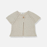 Baby & Kids Cotton/Linen Martina Cardigan - Natural