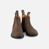 Kids Leather Classic Chelsea Boots - Rustic Brown