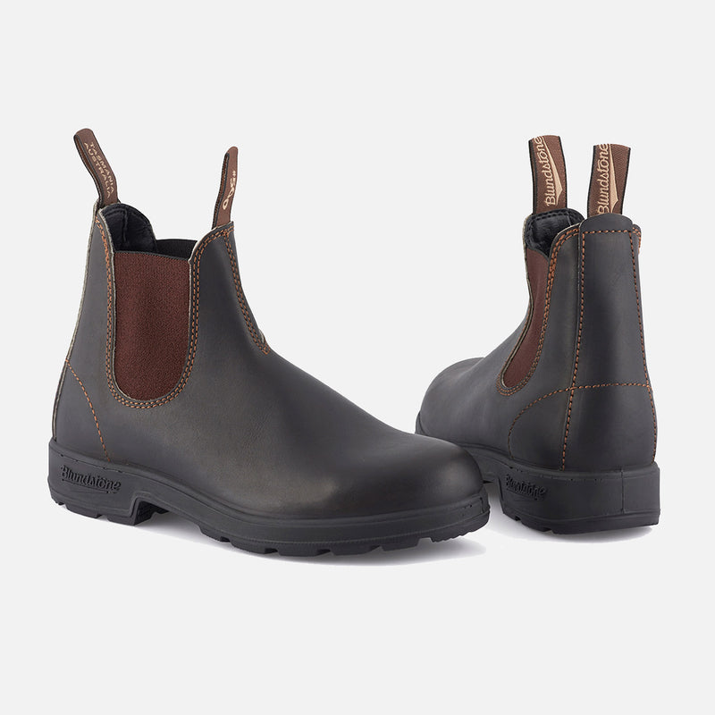 Adults Leather Classic Chelsea Boots - Stout Brown