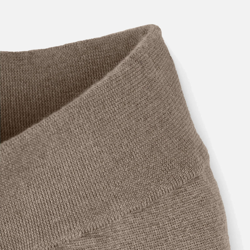 Women's Merino Wool Culottes - Nut