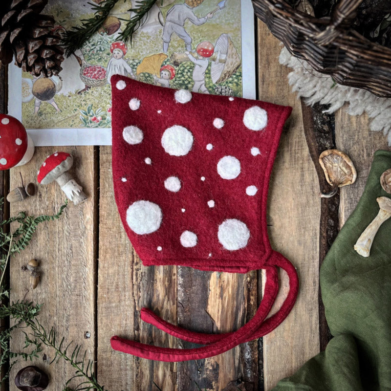 Baby & Kids Wool Pixie Hat - Toadstool