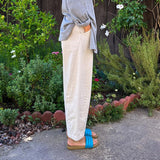 Womens Cotton Arc Pants - Naturel