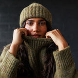Women's Alpaca/Merino Wool/Cotton Moya Beanie - Nettle