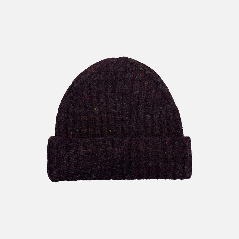 Alpaca/Merino Wool/Cotton Moya Beanie - Fig
