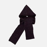 Women's Merino Wool Moya Hooded Scarf - Fig