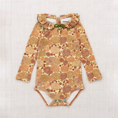 Baby Pima Cotton Pattie Onesie - Acorn Chrysanthemum