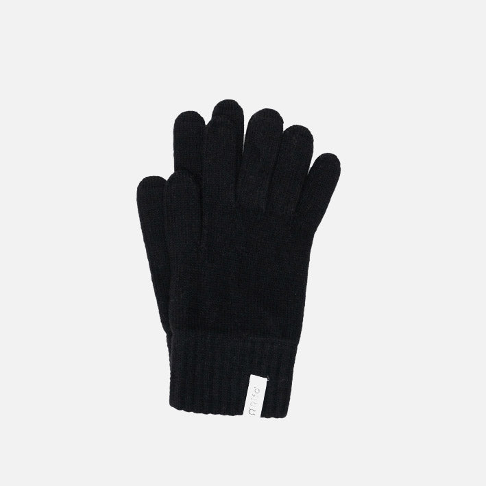 Women's Recycled Cashmere Anita Gloves - Black Ardesia