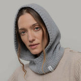Adult's Recycled Cashmere Marika Balaclava - Grey Calce