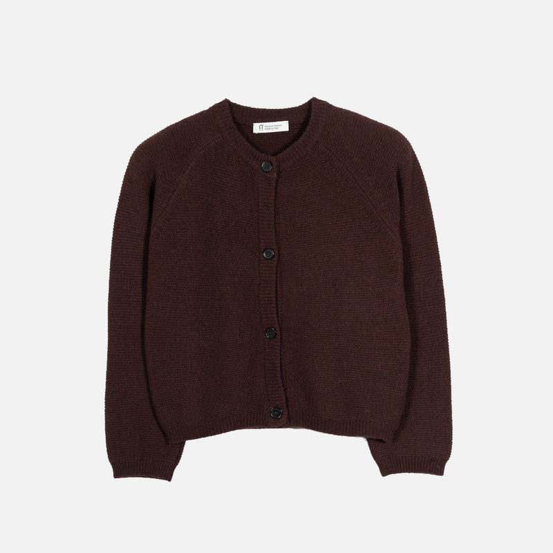 Women's Recycled Cashmere Mafalda Cardigan - Brown Caffè