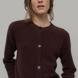 Women's Recycled Cashmere Mafalda Cardigan - Brown Caffè