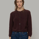 Women's Recycled Cashmere Mafalda Cardigan - Brown Caffè