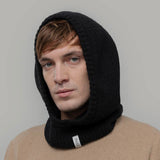 Adult's Recycled Cashmere Marika Balaclava - Black Ardesia