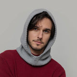 Adult's Recycled Cashmere Marika Balaclava - Grey Calce