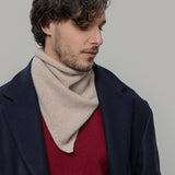 Adult's Recycled Cashmere Masha Bandana/Scarf - Beige Cantuccino