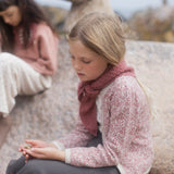 Merino Wool Judith Cardigan - Cherry