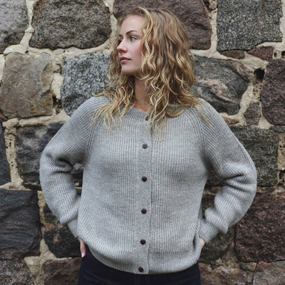 Women's Alpaca Mona Cardigan - Dove