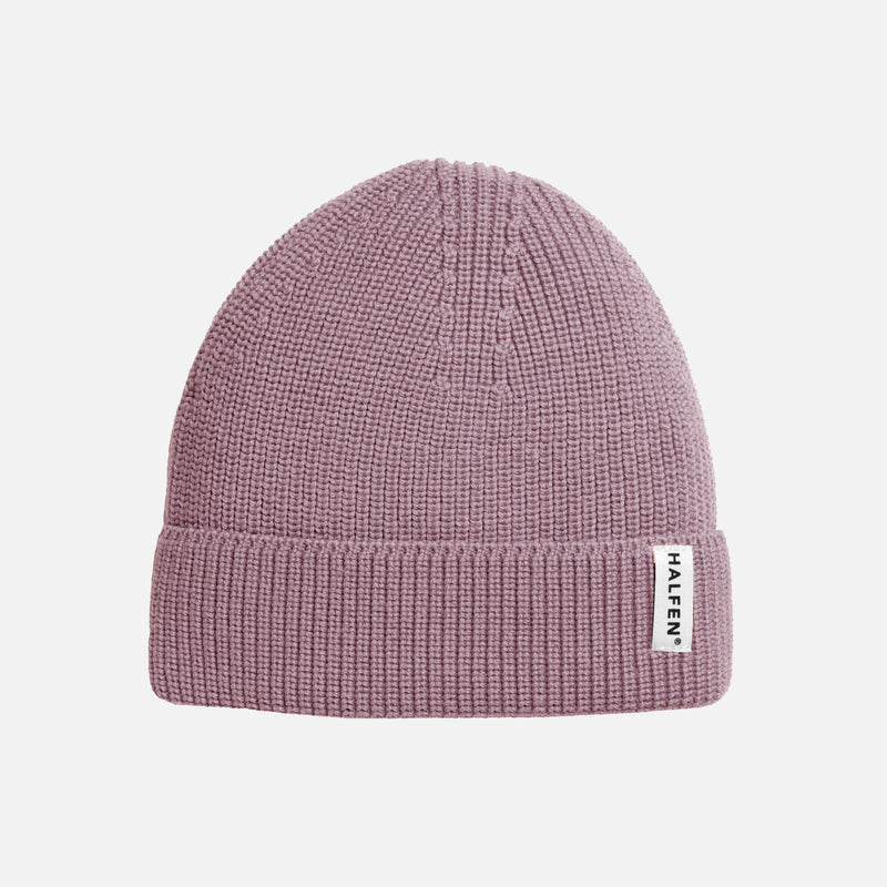 Kids Merino Wool Beanie - Mauve