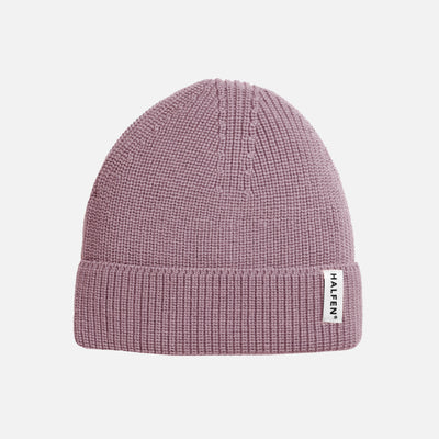 Kids Merino Wool Beanie - Mauve