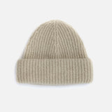 Women's Merino Wool/Alpaca/Silk Beanie - Beige