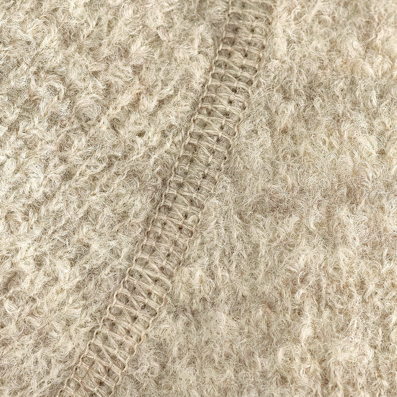 Women's Boiled Merino Wool Coat - Natural