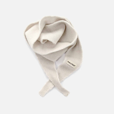 Women's Merino Wool/Cashmere Necktie - Beige
