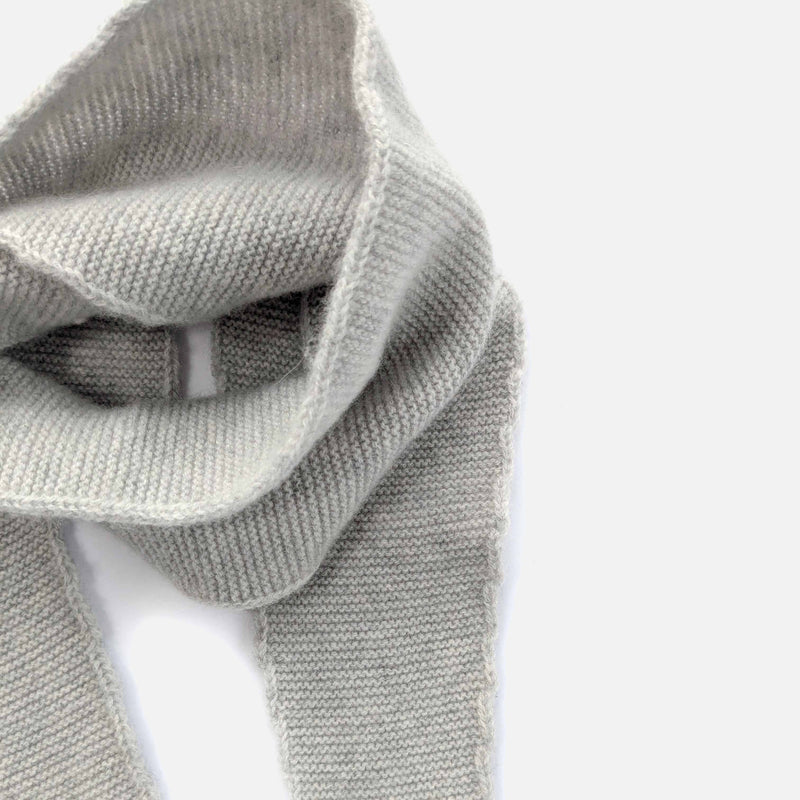 Women's Merino Wool/Cashmere Necktie - Grey