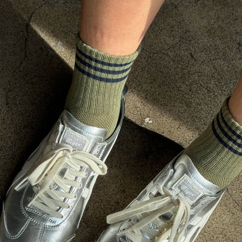 Women's Cotton Girlfriend Socks - Sage