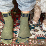 Women's Cotton Girlfriend Socks - Sage