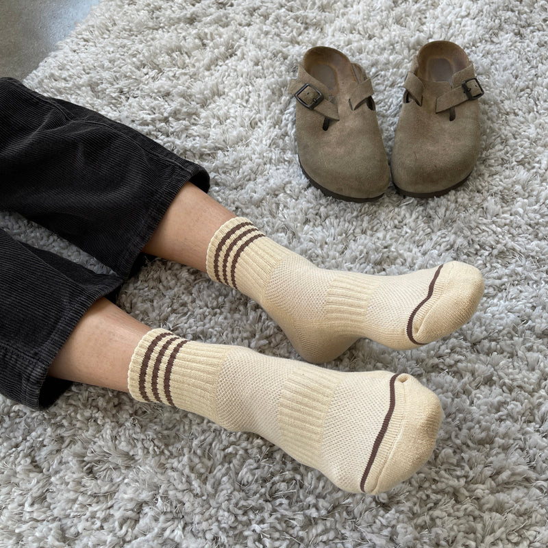 Women's Cotton Girlfriend Socks - Daisy