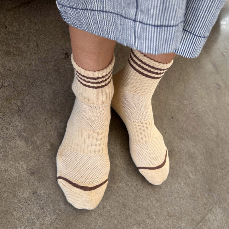 Women's Cotton Girlfriend Socks - Daisy