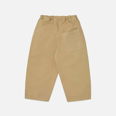 Kids Cotton Twill Barrel Pant - Incense