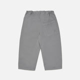 Kids Cotton Twill Barrel Pant - Titanium