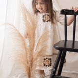 Cotton Patchwork Dress - Marshmallow