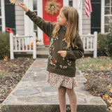 Merino Wool Woodland Sweater - Pine