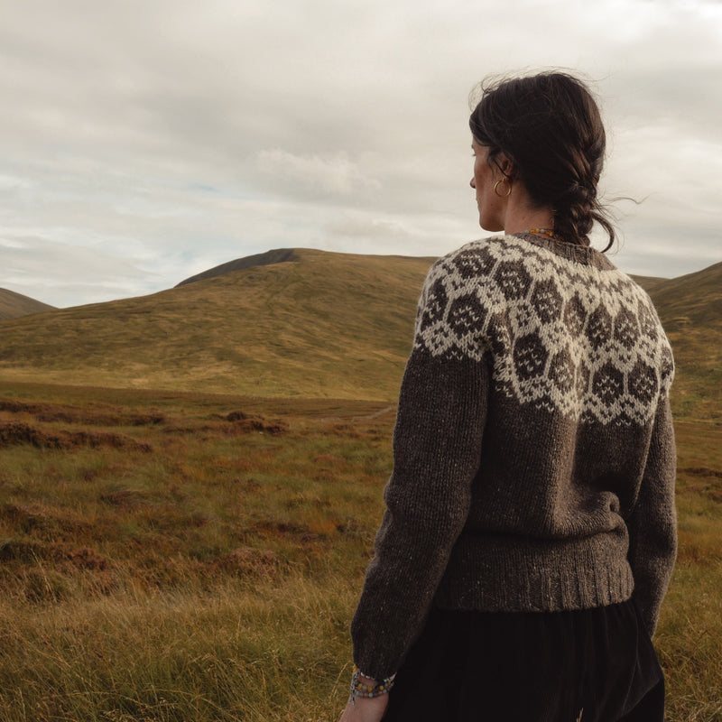 Norse Women's Sweater - Donegal Wool - Granite