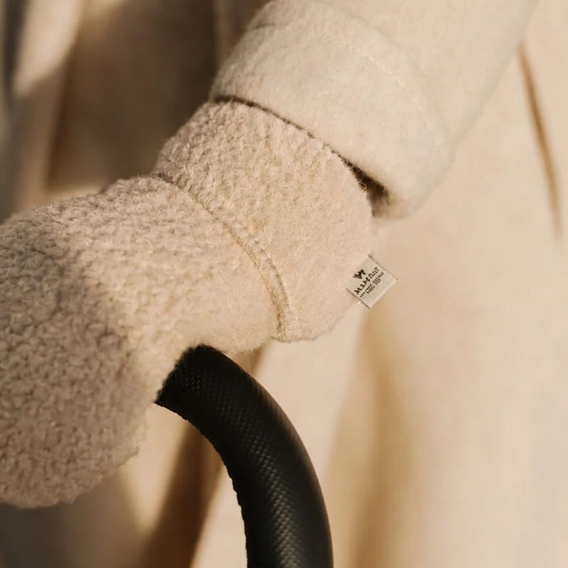 Women's Wool Teddy Fleece Freeze Mittens - Oatmeal