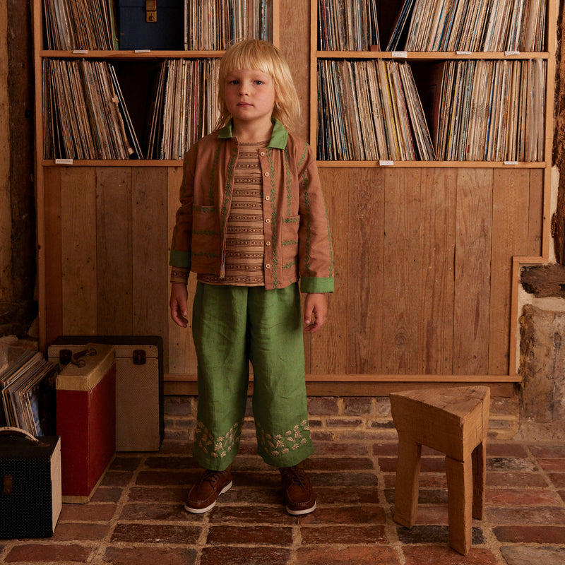 Cotton Logan Shirt - Chocolate