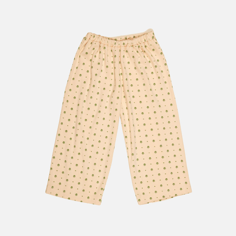 Cotton Mila Jersey Trousers - Meadow Calico