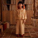 Cotton Mila Jersey Trousers - Meadow Calico